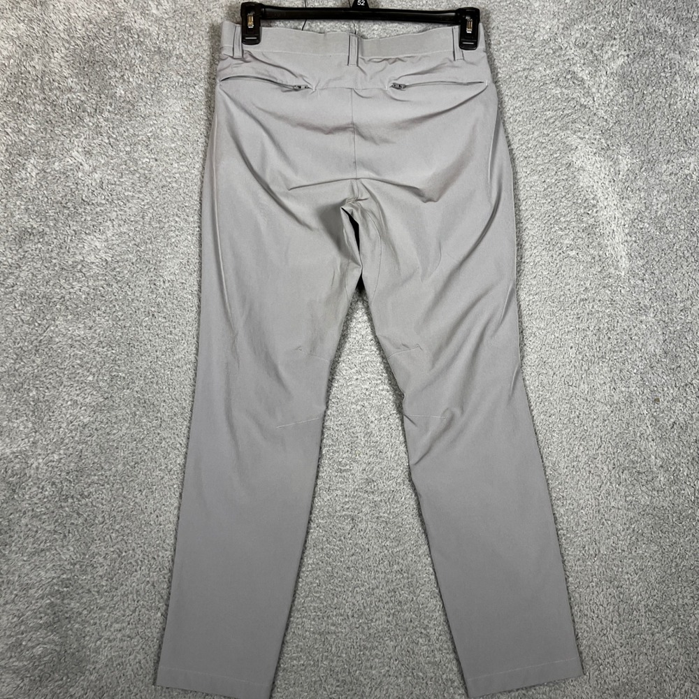 Fabletics One Pant Men 30x30 Gray Excellent Performance Stretch Chino Office - Picture 3 of 8